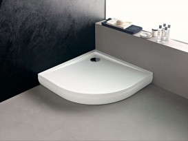 Душевой поддон четверть круга Kolpa San Pony 80x80 см акрил белый 523900