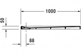 Душовий піддон Duravit Stonetto 100х100 см штучний камінь DuraSolid білий 720167380000000