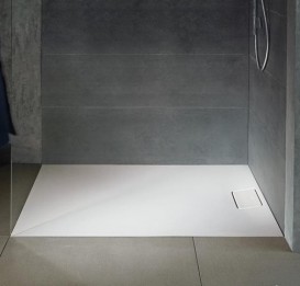 Душовий піддон Duravit Stonetto 100х90 см штучний камінь DuraSolid білий 720166380000000