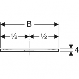 Душевой поддон Geberit Sestra 160x70 см белый 550.206.00.2