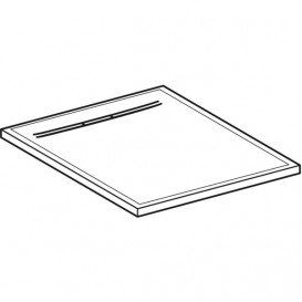 Душовий піддон Geberit Sestra 80x80 см графіт 550.292.00.2