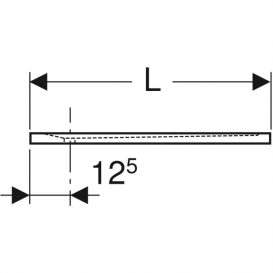 Душовий піддон Geberit Sestra 80x80 см графіт 550.292.00.2