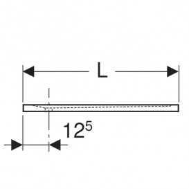 Душевой поддон Geberit Sestra 90х90 см структура натурального камня серый 550.260.00.1