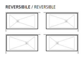 Душевой поддон Hatria Dedicato 1001-1099x700 мм SOLITEX палитра на выбор Y1QV