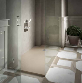 Душевой поддон Hatria Dedicato Edge L 1001-1099x700 мм RH SOLITEX палитра на выбор Y1S5