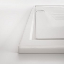 Душевой поддон Hatria LIF H3 Alchemy 100х80 см керамика белый матовый с сифоном PCY1ZY25