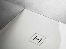 Душовий піддон Hatria Lif H3 Evo 90x80 см фаянс/пластик білий глянцевий 00Y9BM01