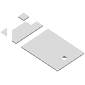 Душовий піддон Hatria Petra H3 Ardesia 100x70 см з сифоном кераміка білий PA1000700010T