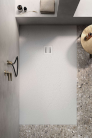 Душевой поддон Hatria Petra H3 Ardesia 140x70 см с сифоном керамика цемент PA14007000710