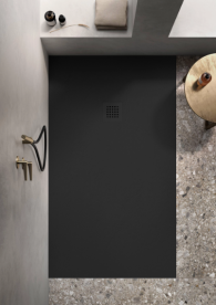 Душовий піддон Hatria Petra H3 Levigato 120x80 см з сифоном кераміка білий PL12008000100