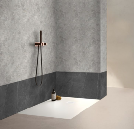 Душовий піддон Hatria Petra H3 Levigato 120x80 см з сифоном кераміка білий PL12008000110