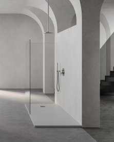 Душовий піддон Hatria Petra H3 Levigato 90x70 см з сифоном кераміка білий PL09007000100