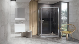 Душевой поддон из литого мрамора Ravak Asymetric Pro 10° 120x90 R белый XA25G70101P