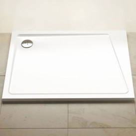 Душовий піддон з литого мармуру Ravak Gigant Pro 10 ° 120x90 R білий XA05G70101P