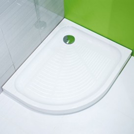 Душовий піддон Jika Tigo antislip 100х80 см асиметричний правий акрил білий H8522116000001