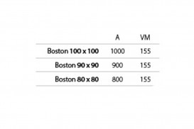 Душовий піддон Kolpa San Boston 100x100 квадратний акрил білий 992219