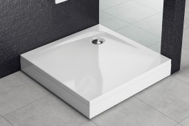 Душевой поддон Kolpa San Evelin Tray Q 80х80 квадратный акрил белый 593287