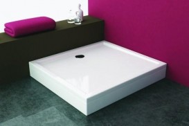 Душевой поддон Kolpa San Flamenco 90×80 см акрил белый с панелью  596140