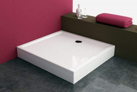 Душовий піддон Kolpa San Flamenco 90х80 см літній санітарний акрил білий 596130