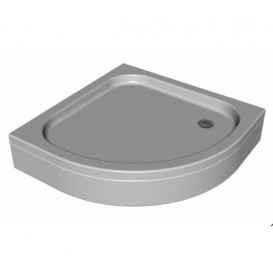 Душевой поддон Kolpa San Ontex 90/0 угловой с панелью акрил белый 755159