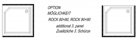 Душовий піддон Kolpa San Rock 90×90 см акрил білий з тристоронньою панеллю 700830