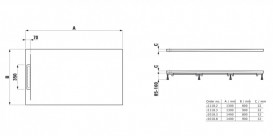 Душевой поддон Laufen Pro S 90х140 см композитный материал Marbond белый H2101880000001