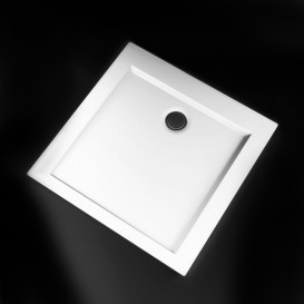 Душевой поддон Marmorin Tebe 90х90 см искусственный мрамор белый P 530 090 200