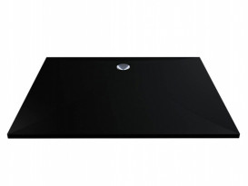 Душовий піддон Miraggio Brugge 1200 кварцовий пісок Mirastone чорний 00001 001