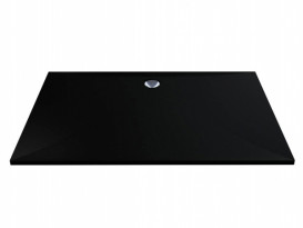 Душовий піддон Miraggio Brugge 1400 кварцовий пісок Mirastone чорний 00001 000