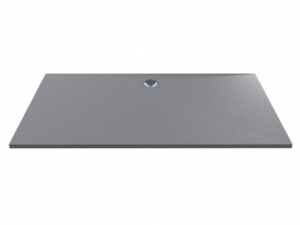 Душовий піддон Miraggio Brugge 1600 кварцовий пісок Mirastone сірий 0000974