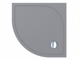 Душевой поддон Miraggio Madrid 800 кварцевый песок Mirastone серый 0000643