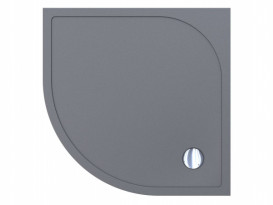 Душовий піддон Miraggio Madrid 900 кварцовий пісок Mirastone сірий 0000644