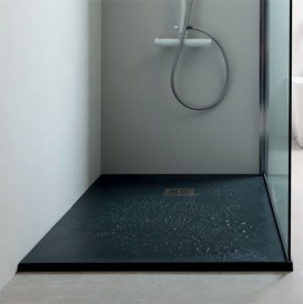 Душевой поддон мраморный Kerasan H2.5 120х90 см антрацит 705854