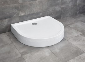 Душевой поддон Radaway Delos P со съемной панелью 100x90 см акрил белый 4Z19150-03N
