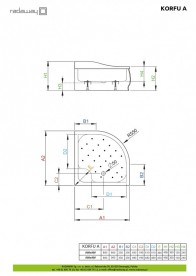 Душевой поддон Radaway Korfu A 80x80 см акрил белый 4S88400-03