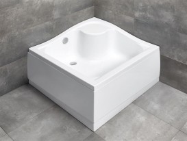 Душевой поддон Radaway Korfu C 90x90 см акрил белый 4C99400-03