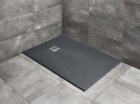 Душевой поддон Radaway Kyntos F 90х80 литьевой мрамор антрацит HKF9080-64