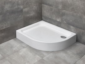 Душовий піддон Radaway Laros E Compact 100x80 см лівий акрил білий SLE81017-01L