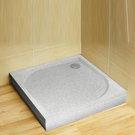 Душовий піддон Radaway Paros C 90x90 см сірий граніт MBC9090-47-1