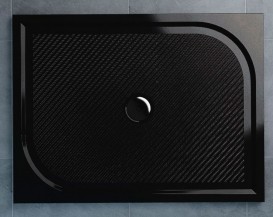 Душовий піддон Radaway Paros D 160x80 см чорний граніт MBD8016-54-1