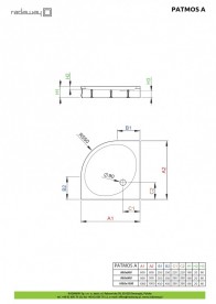 Душовий піддон Radaway Patmos A 80x80 см акрил білий 4S88155-03