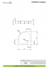 Душовий піддон Radaway Patmos A Compact 80x80 см акрил білий 4S88155-05