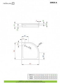 Душовий піддон Radaway Siros A 90x90 см акрил білий SBA9917-1