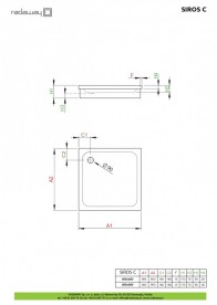 Душевой поддон Radaway Siros C 80x80 см акрил белый SBC8817-1