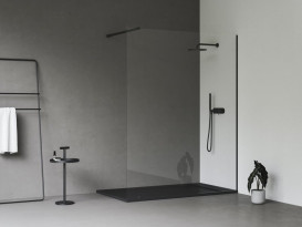 Душевой поддон Ravak Sandstone Pro 120x90 см литой мрамор черный XA03G743010