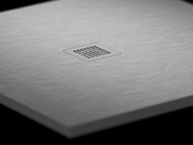 Душевой поддон Ravak Slate Pro 100x90 см литой мрамор серый XA03A73O010