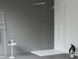 Душевой поддон Ravak Slate Pro 120x90 см литой мрамор белый XA03G731010