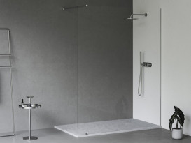 Душовий піддон Ravak Slate Pro 120x90 см литий мармур сірий XA03G73O010