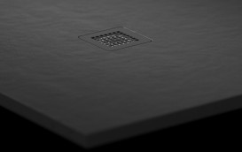 Душовий піддон Ravak Slate Pro 140x90 см литий мармур чорний XA03M733010