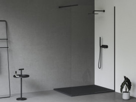 Душовий піддон Ravak Slate Pro 160x90 см литий мармур чорний XA03S733010